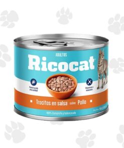 Ricocat Trocitos en Salsa Adulto Pollo 160gr