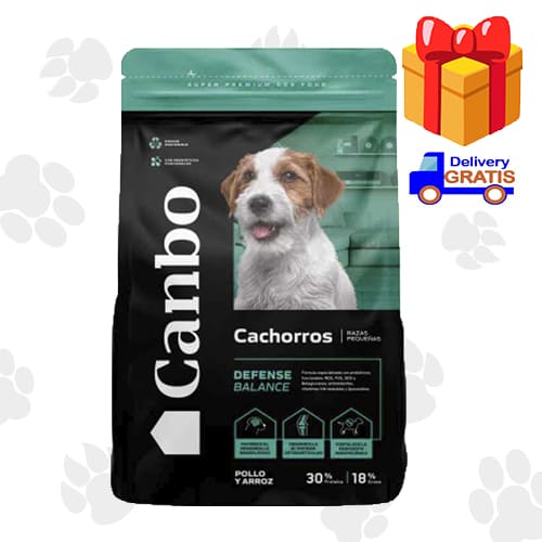 canbo cachorro raza pequeña pollo y arroz 7kg