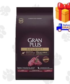 Gran Plus Perro Adulto Gourmet Raza Mediana y Grande Cordero y Arroz 15kg