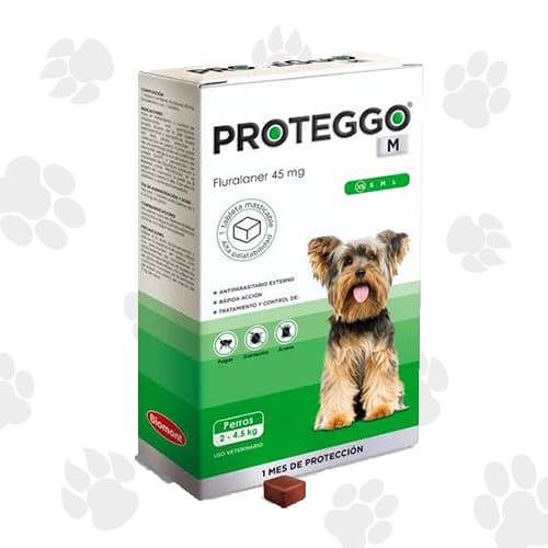 proteggo 1m antipulgas para perro 2 a 4.5kg