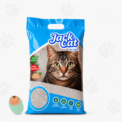 jack cat arena para gato perlada aroma bebe